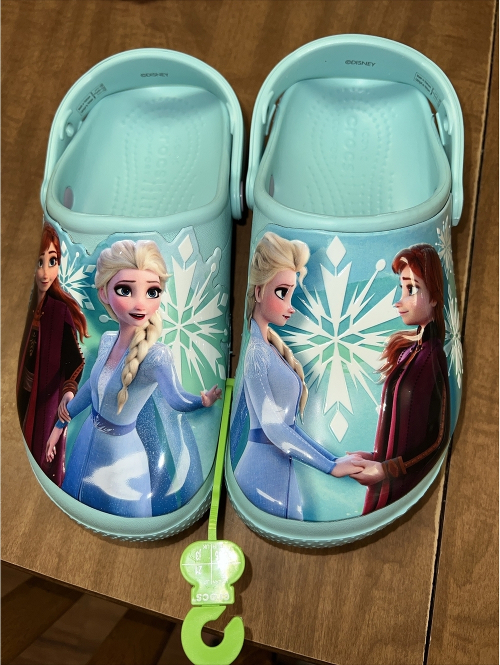 Crocs Disney Kids' Shoes - Disney Frozen II Clogs, Elsa Shoes for Girls size 3